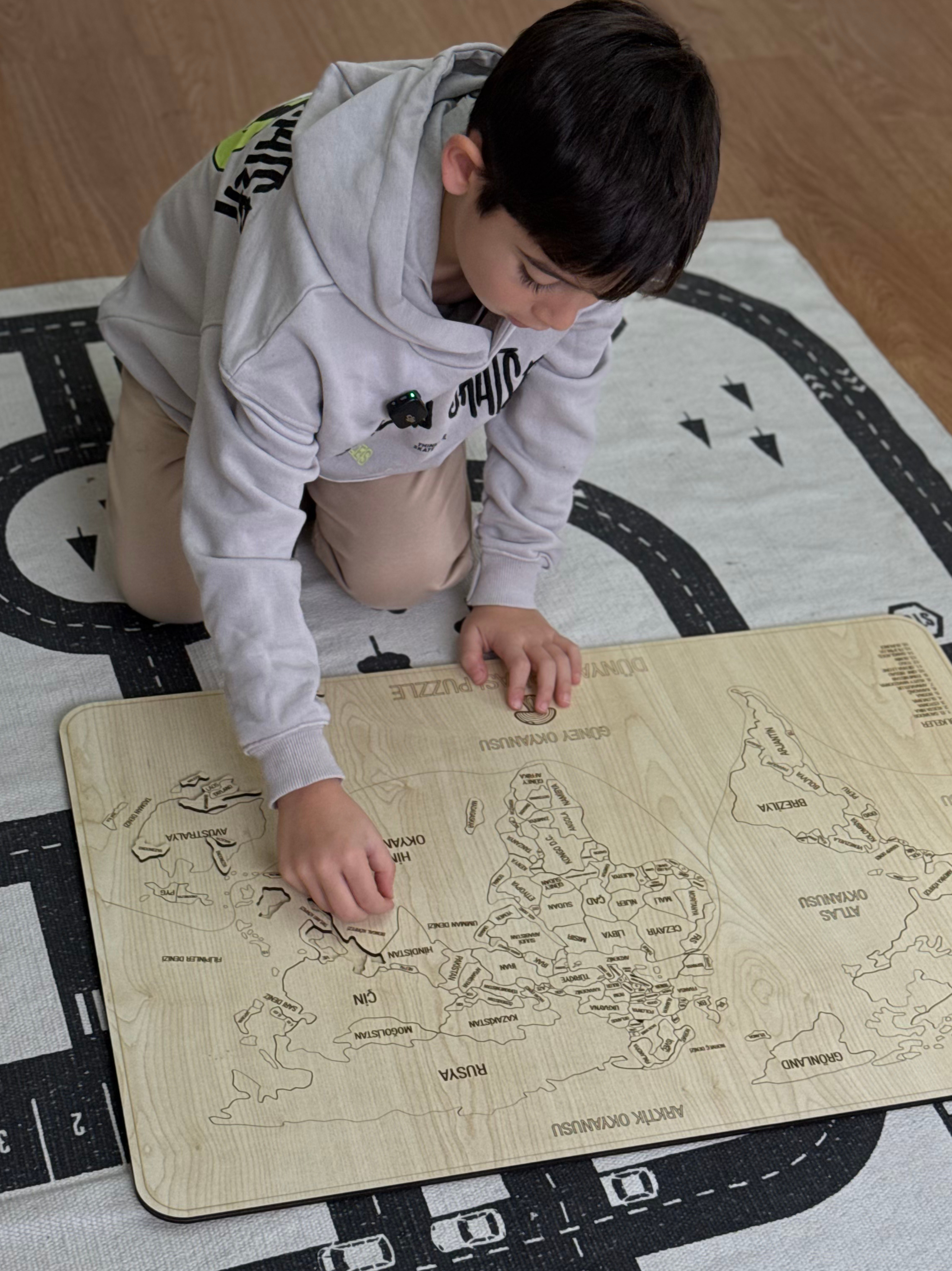 Dünya Xəritəsi Puzzle