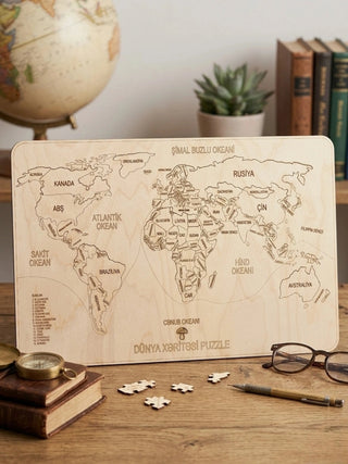 Dünya Xəritəsi Puzzle