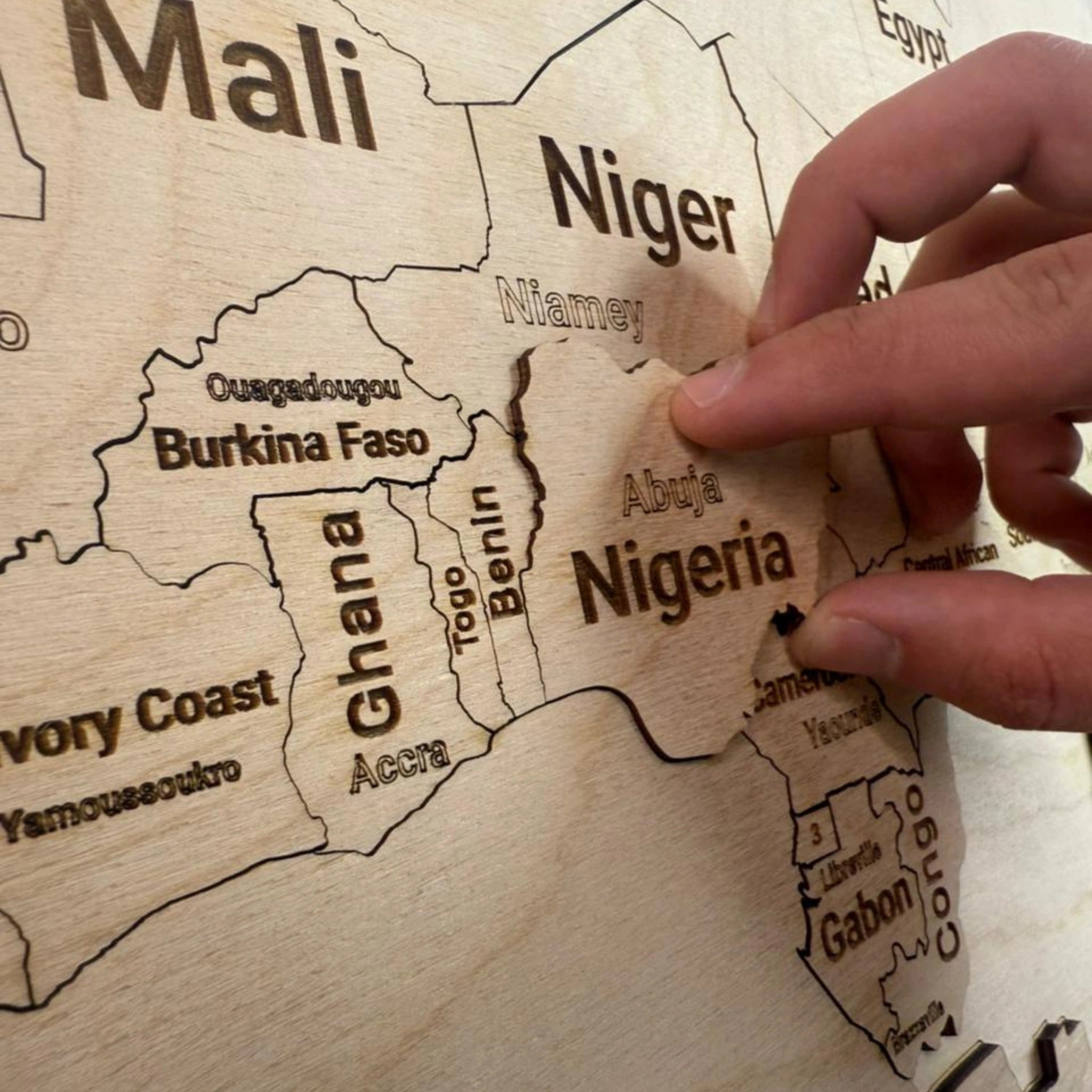 Afrika Xəritəsi Puzzle