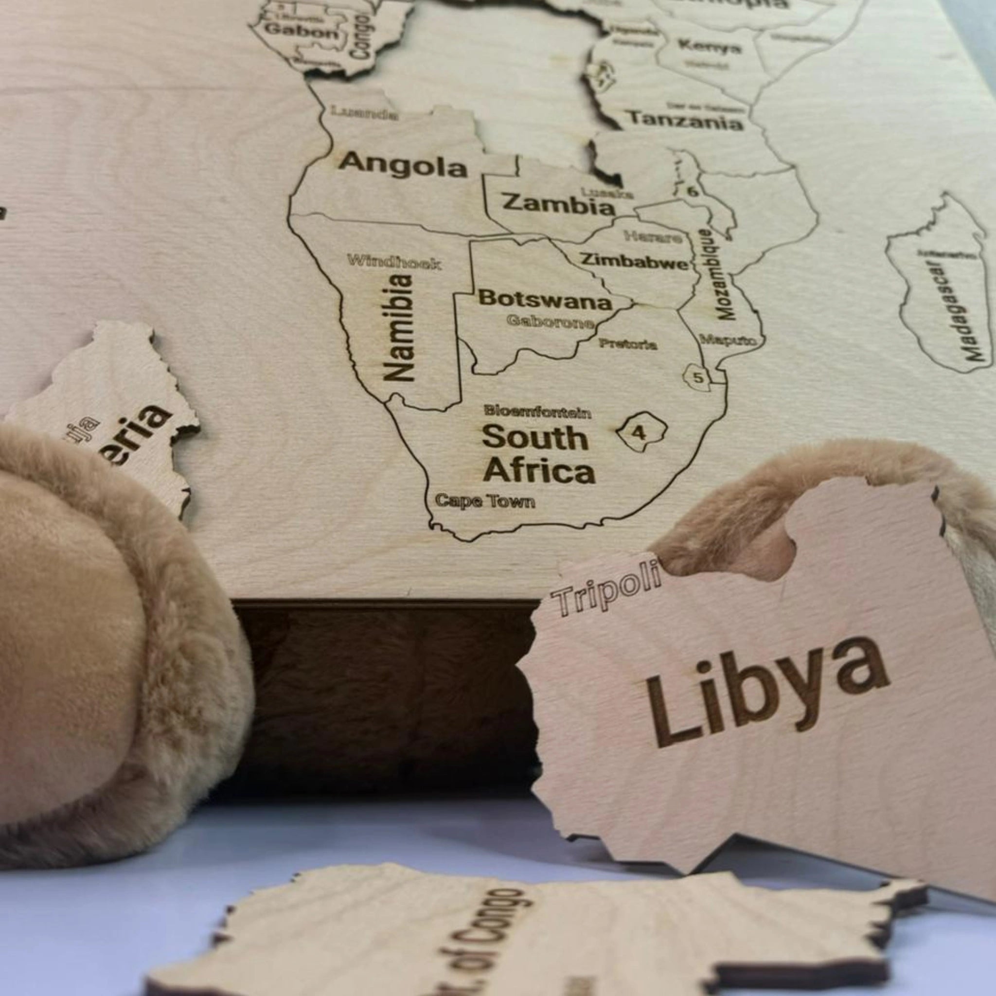Afrika Xəritəsi Puzzle