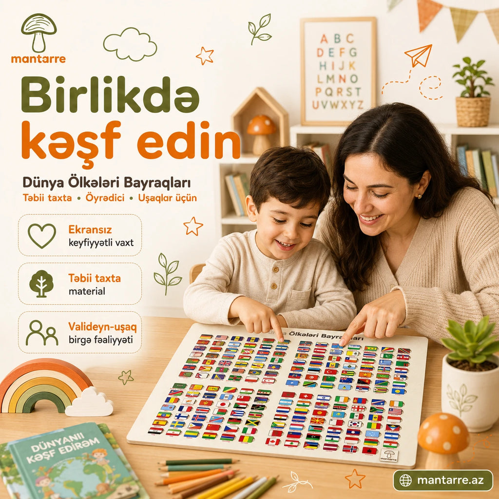Ölkələrin Bayraqları Puzzle-ı