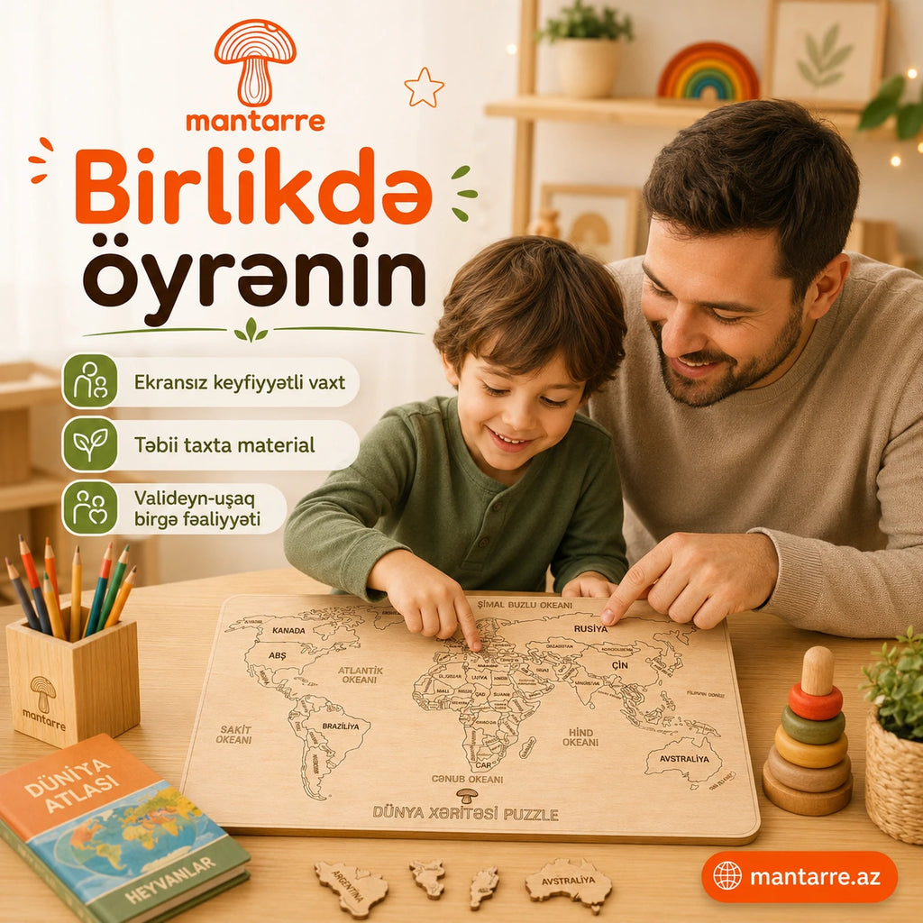 Dünya Xəritəsi Puzzle