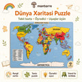 Rəngli Dünya Xəritəsi Puzzle