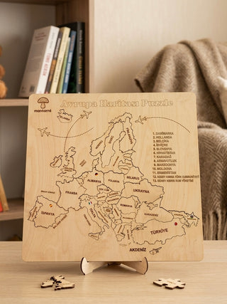 Avropa Xəritəsi Puzzle
