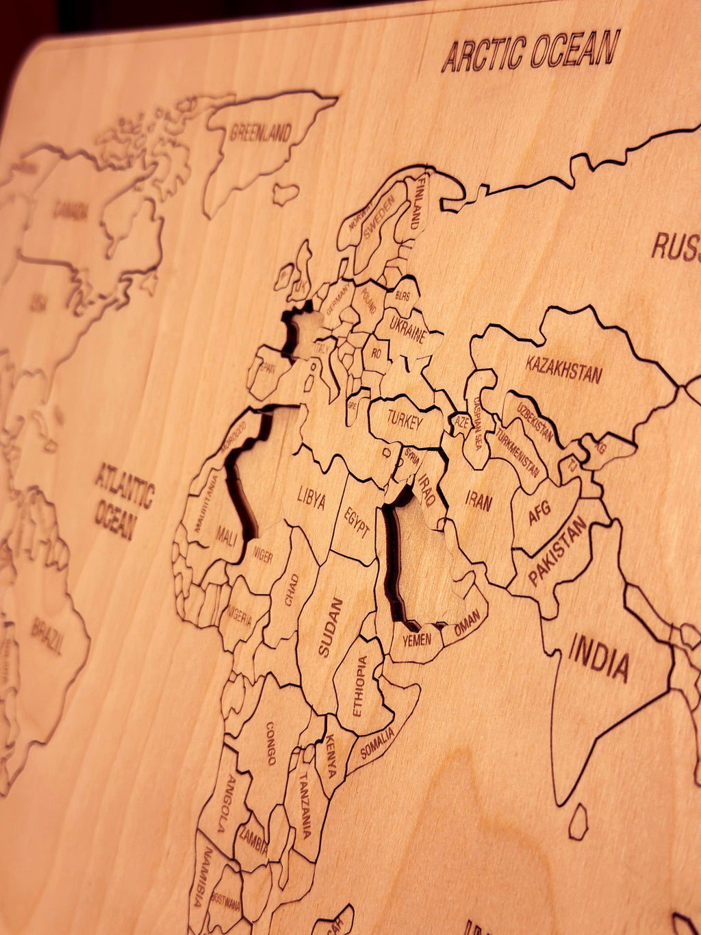 Dünya Xəritəsi Puzzle