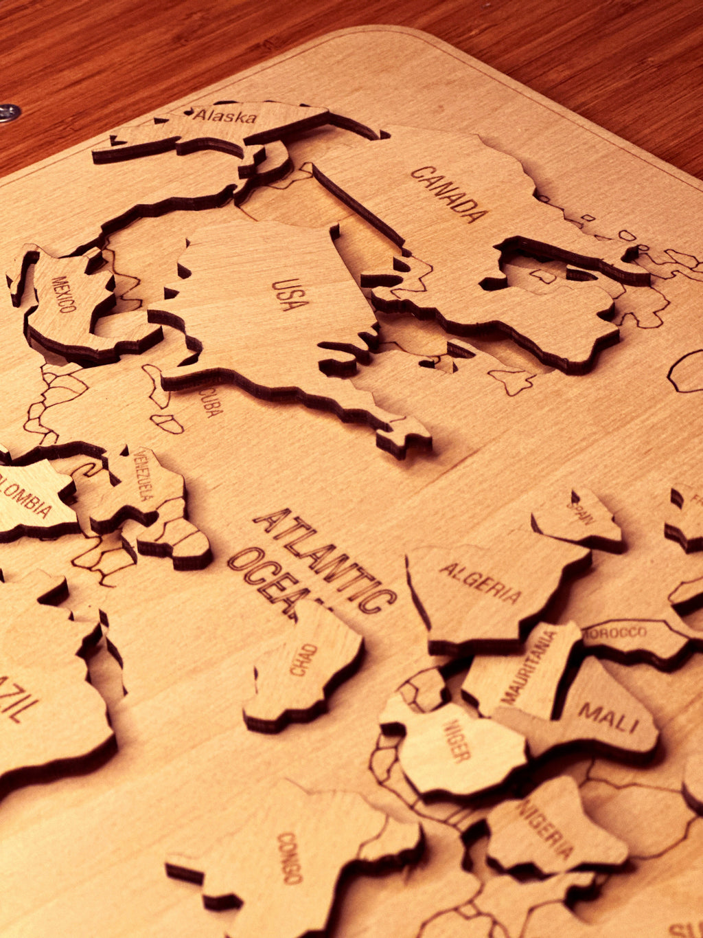 Dünya Xəritəsi Puzzle