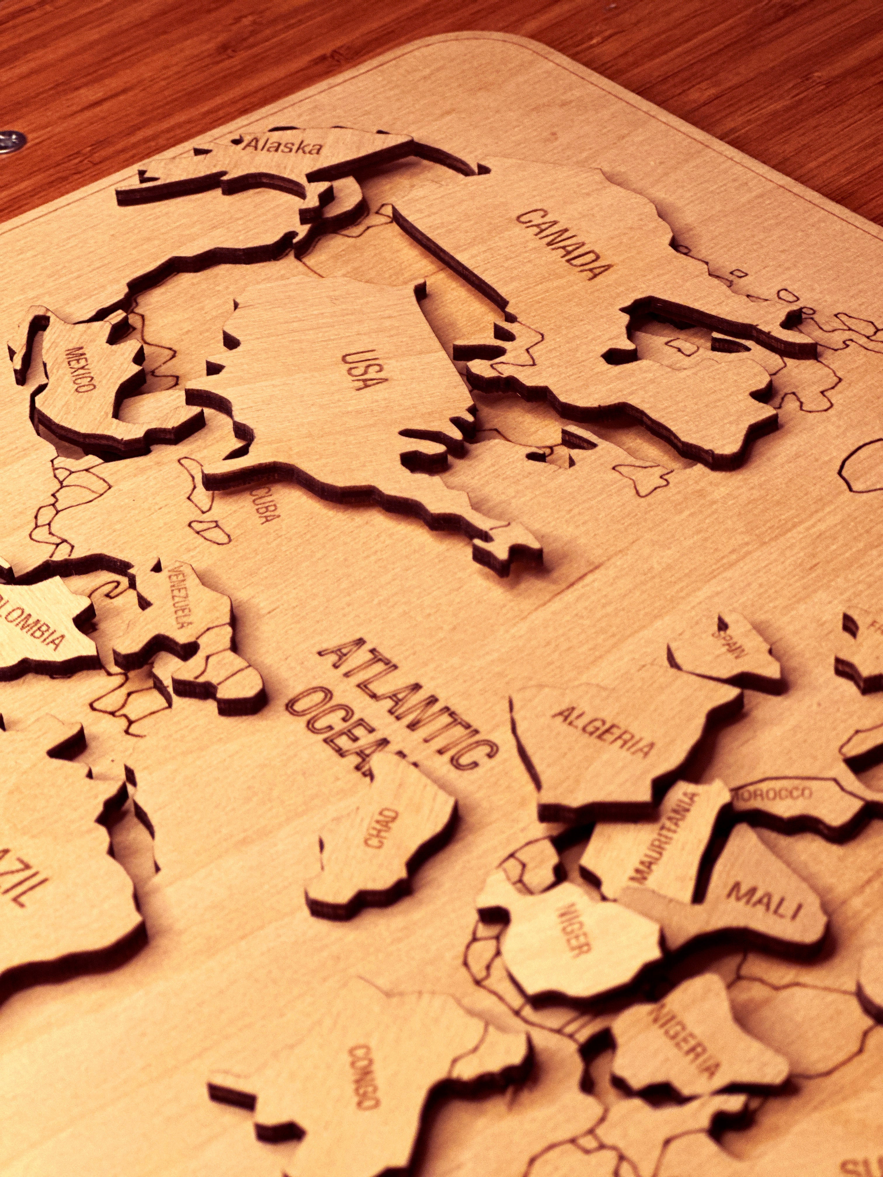 Dünya Xəritəsi Puzzle