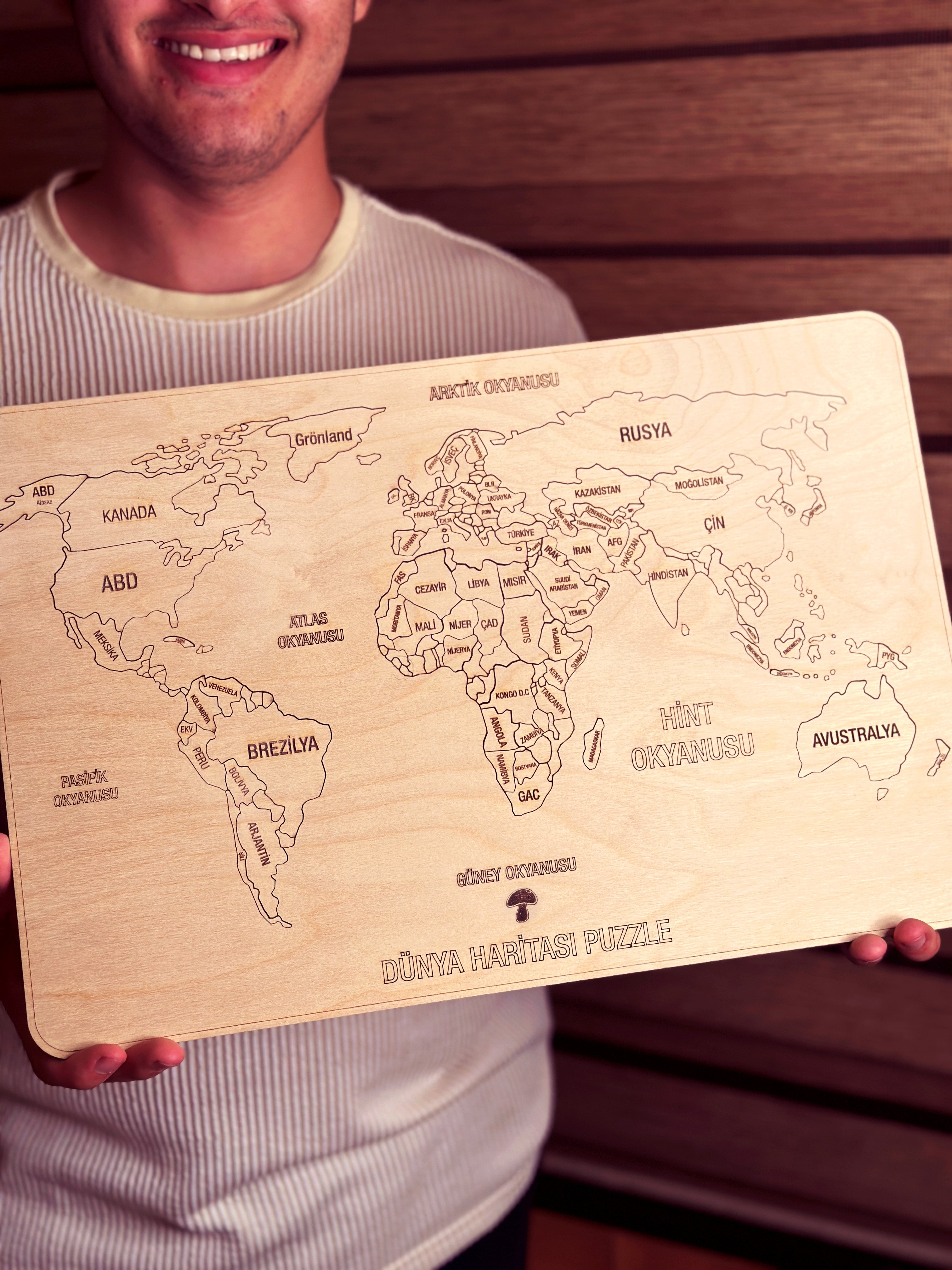 Dünya Xəritəsi Puzzle