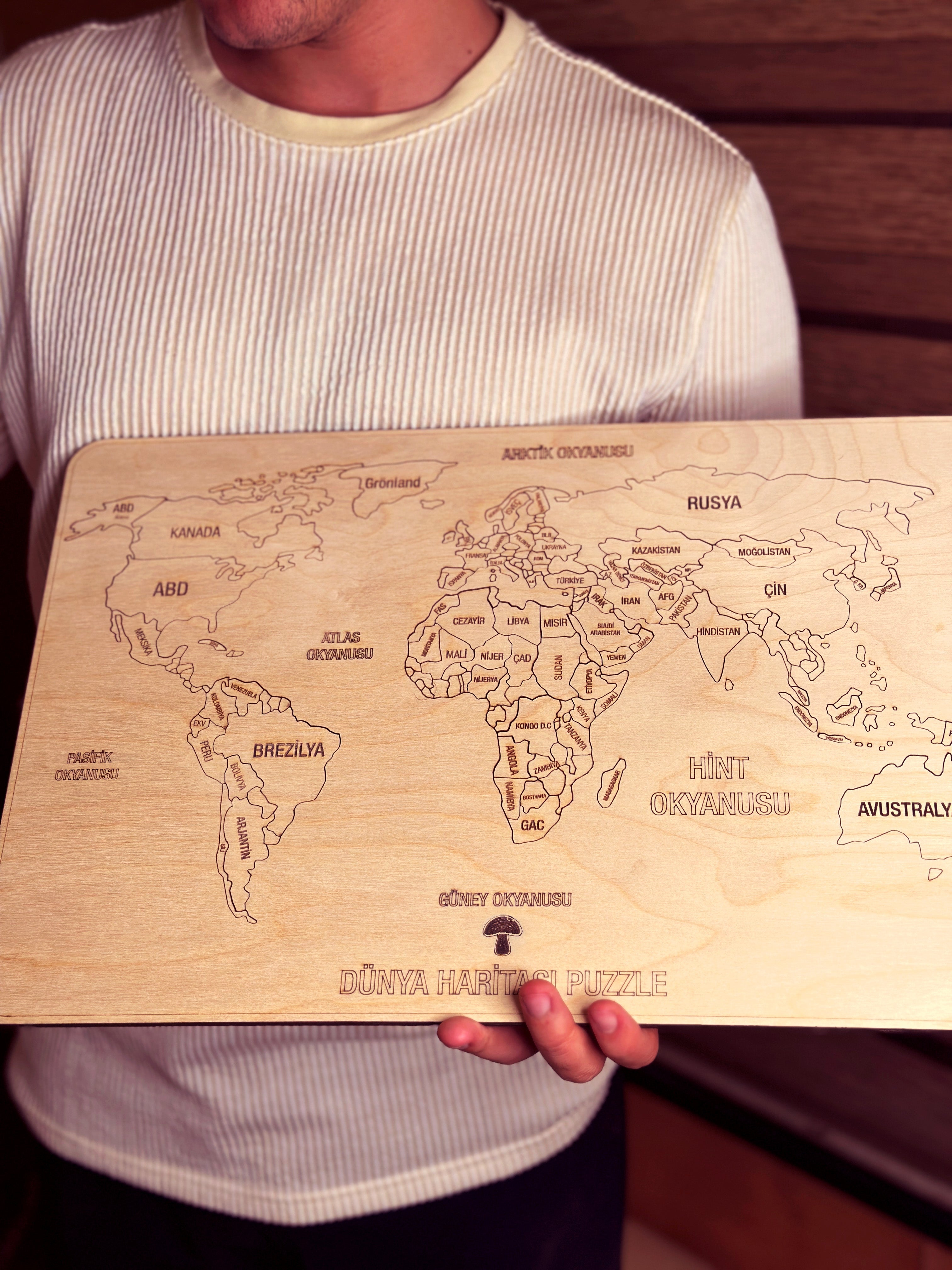 Dünya Xəritəsi Puzzle