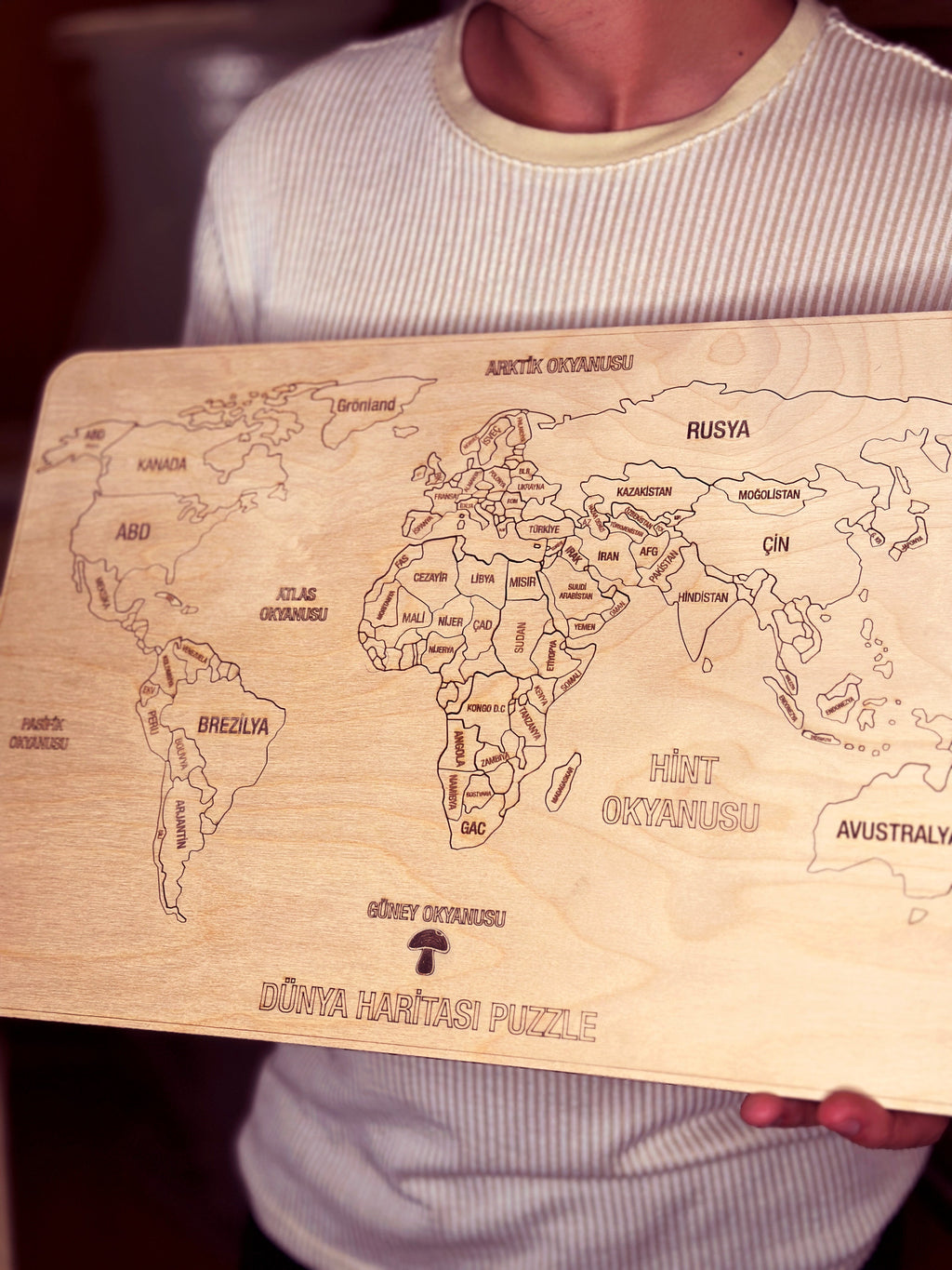 Dünya Xəritəsi Puzzle