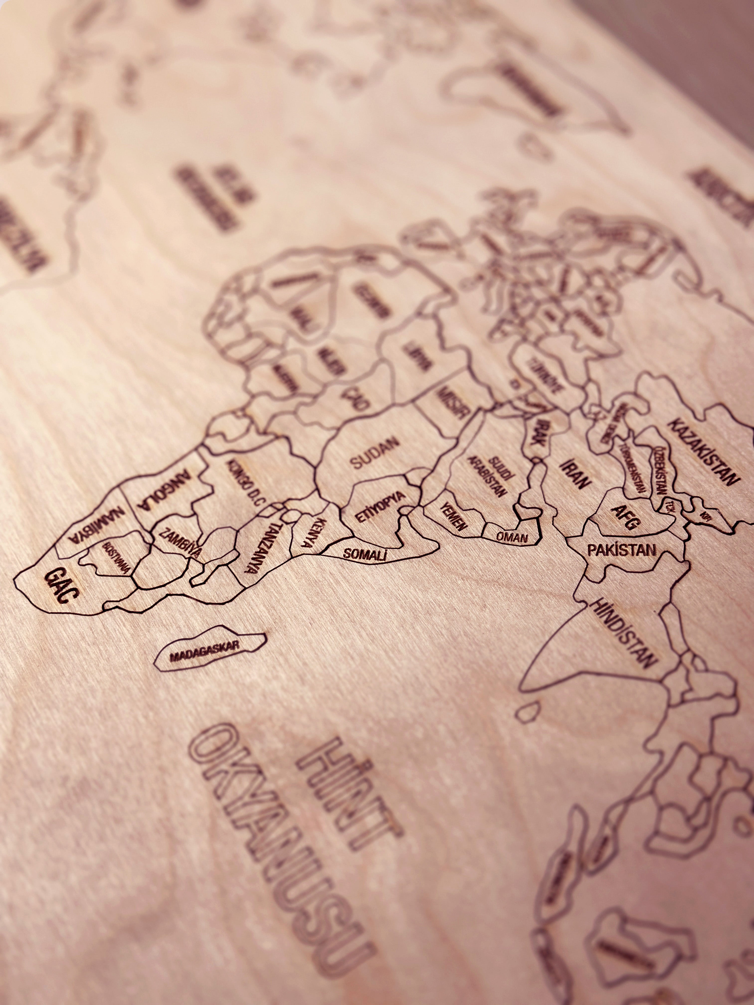 Dünya Xəritəsi Puzzle