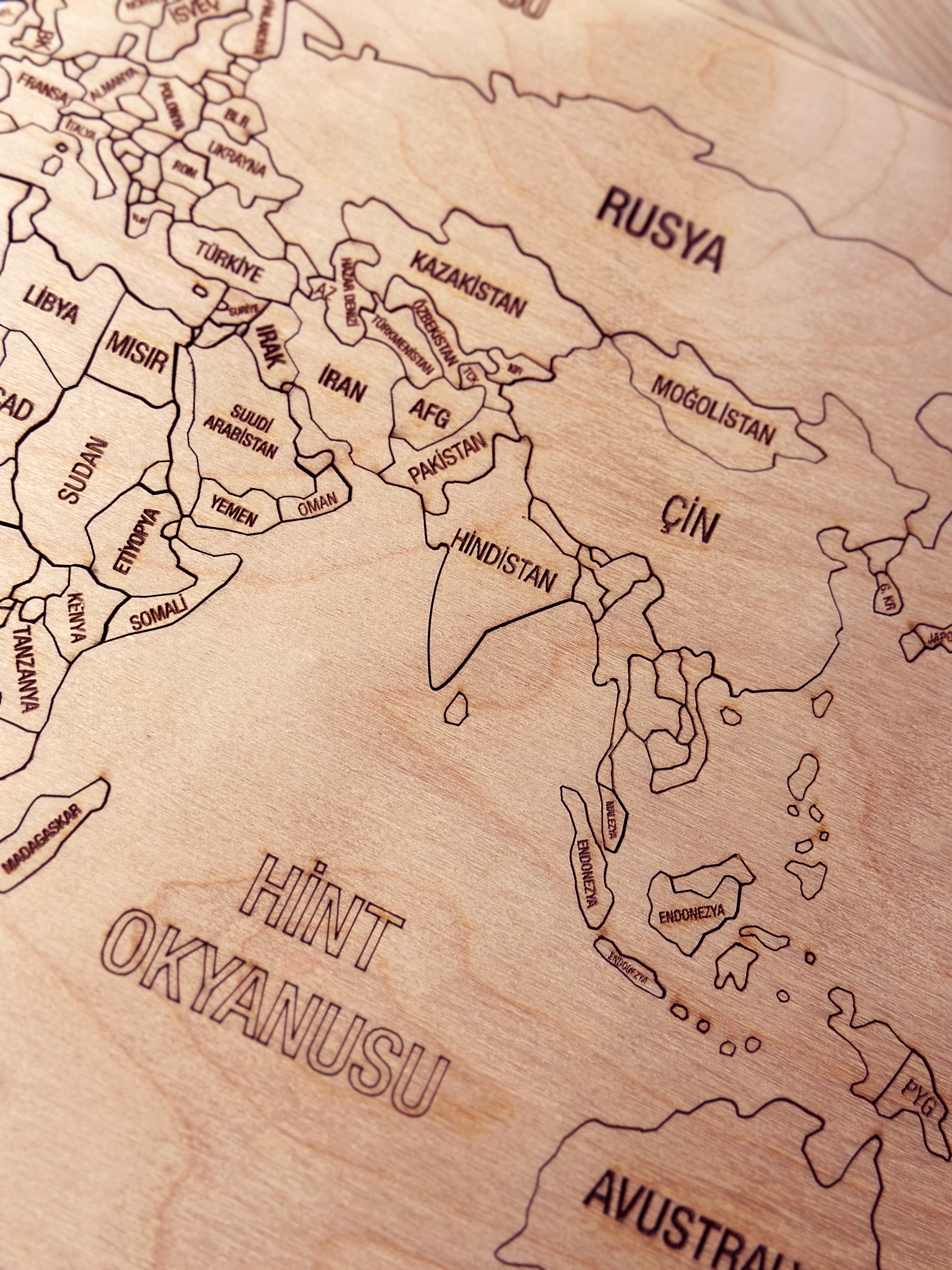 Dünya Xəritəsi Puzzle