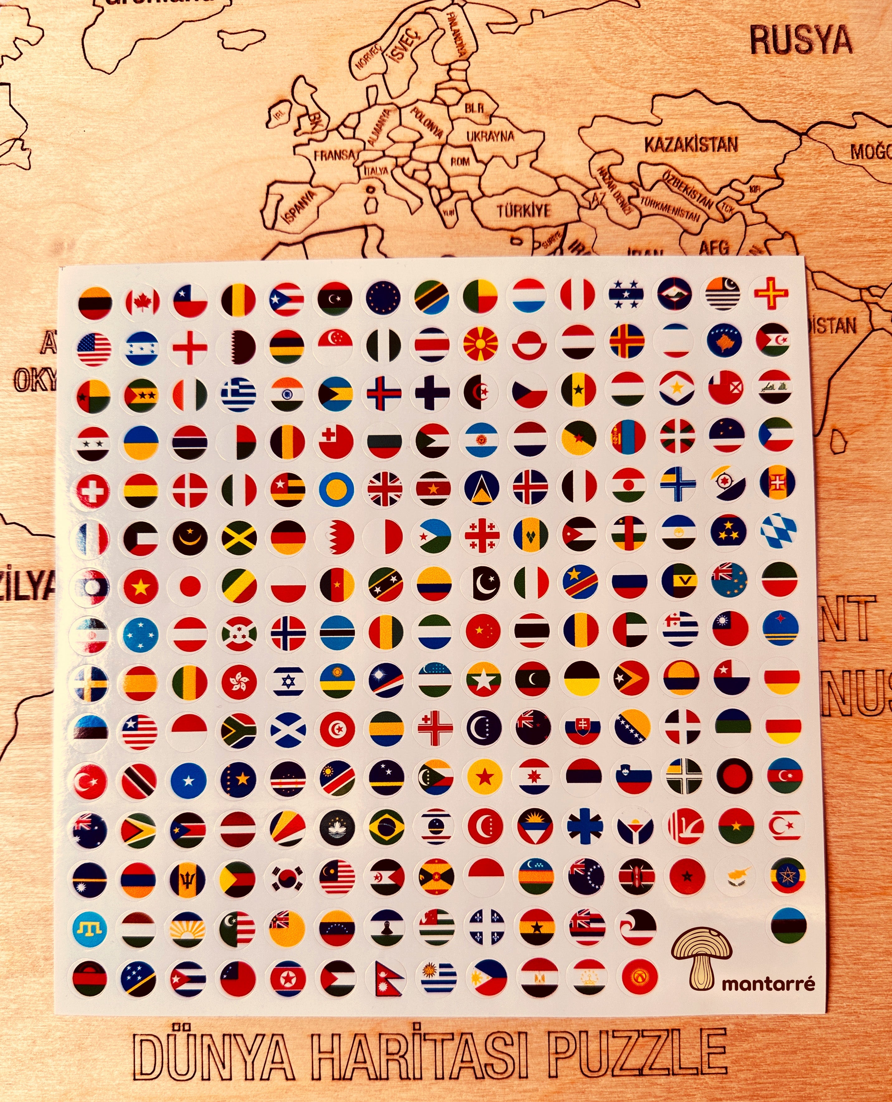 Dünya Xəritəsi Puzzle